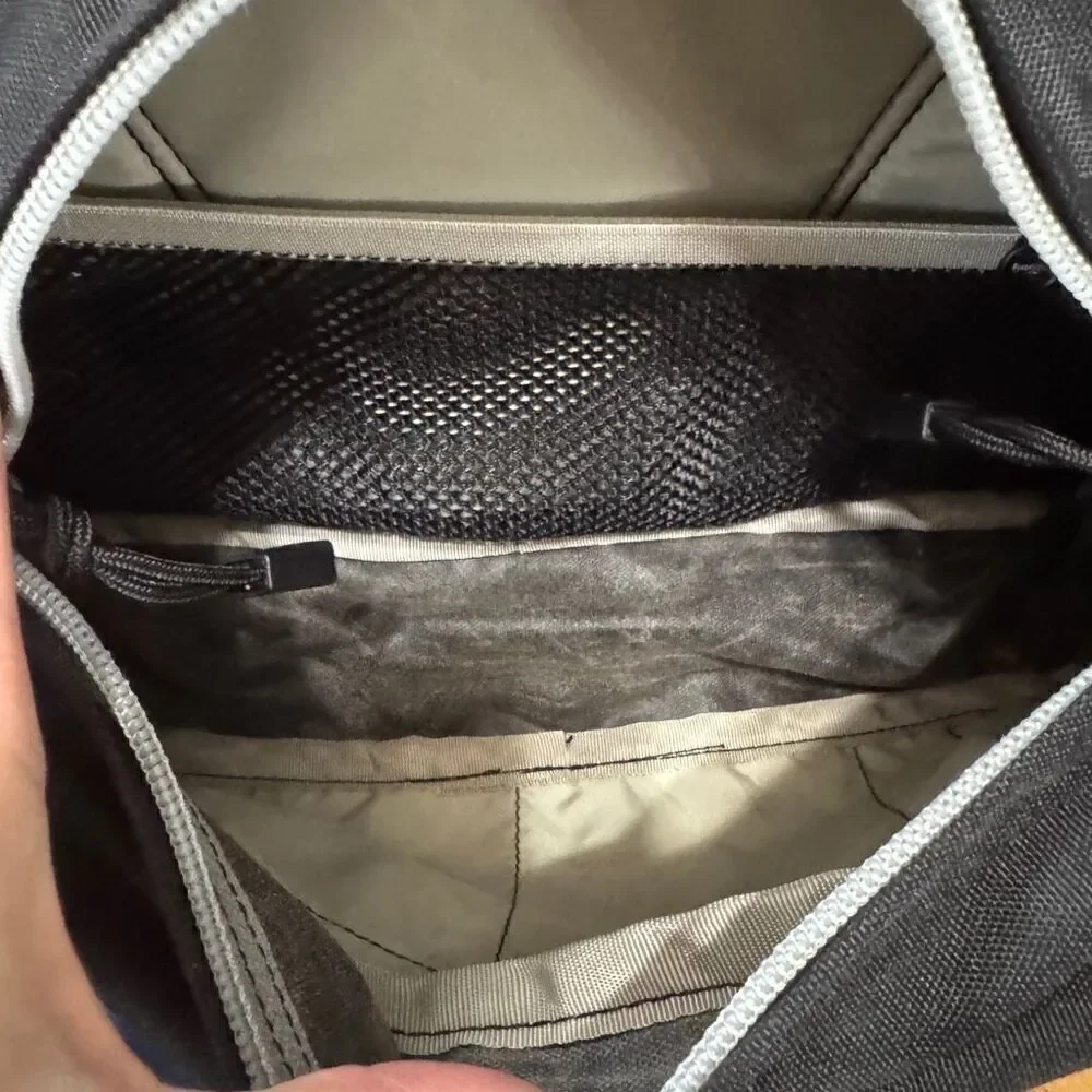 The North Face black unisex hiking pack belt
